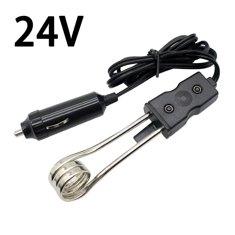 Mini calentador de agua portátil para coche, 12 V/24 V