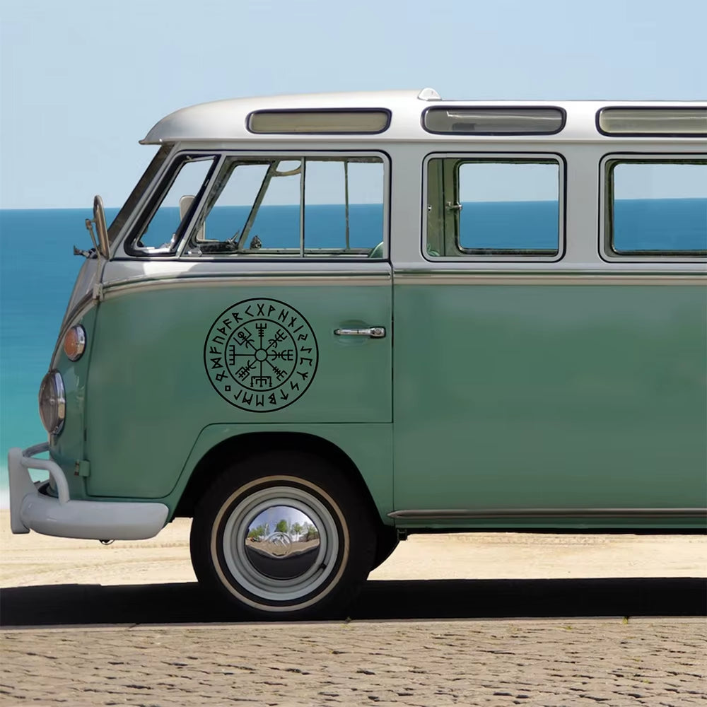 Pegatina de brújula Vegvisir