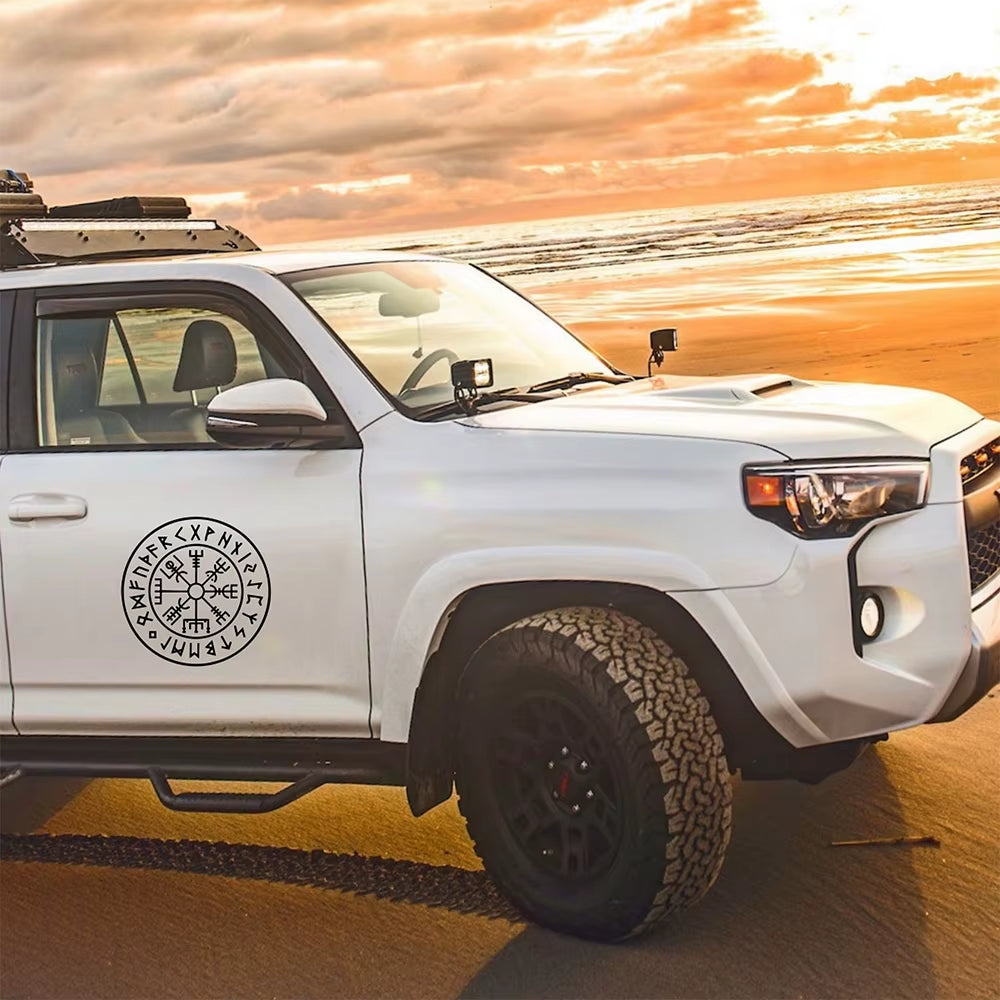 Pegatina de brújula Vegvisir