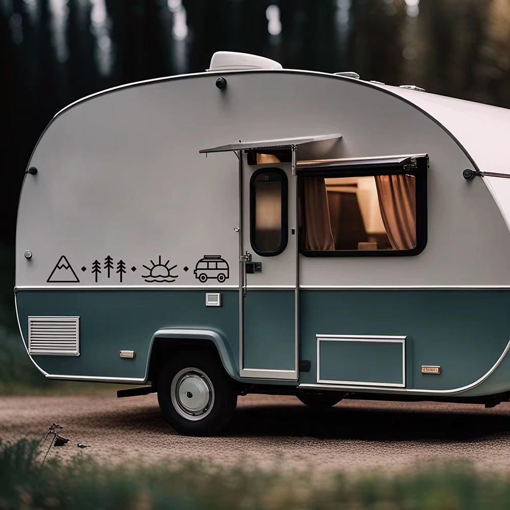 Pegatina diseño natural, impermeable