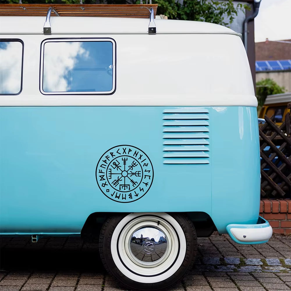 Pegatina de brújula Vegvisir