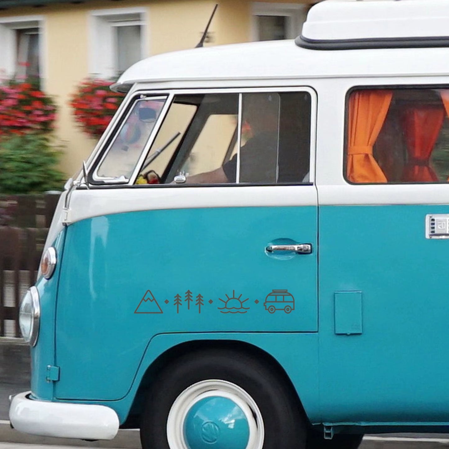 Pegatina diseño natural, impermeable