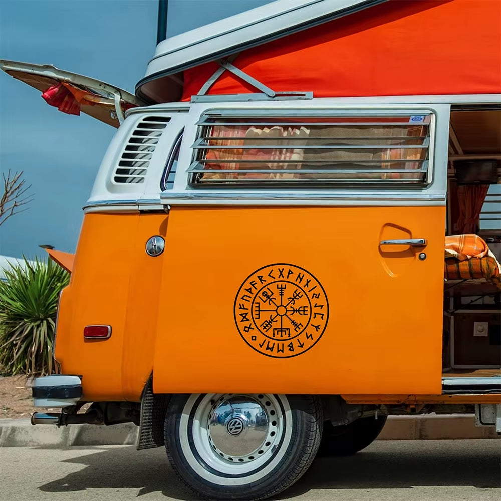 Pegatina de brújula Vegvisir