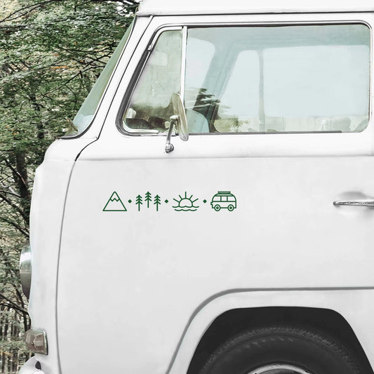 Pegatina diseño natural, impermeable