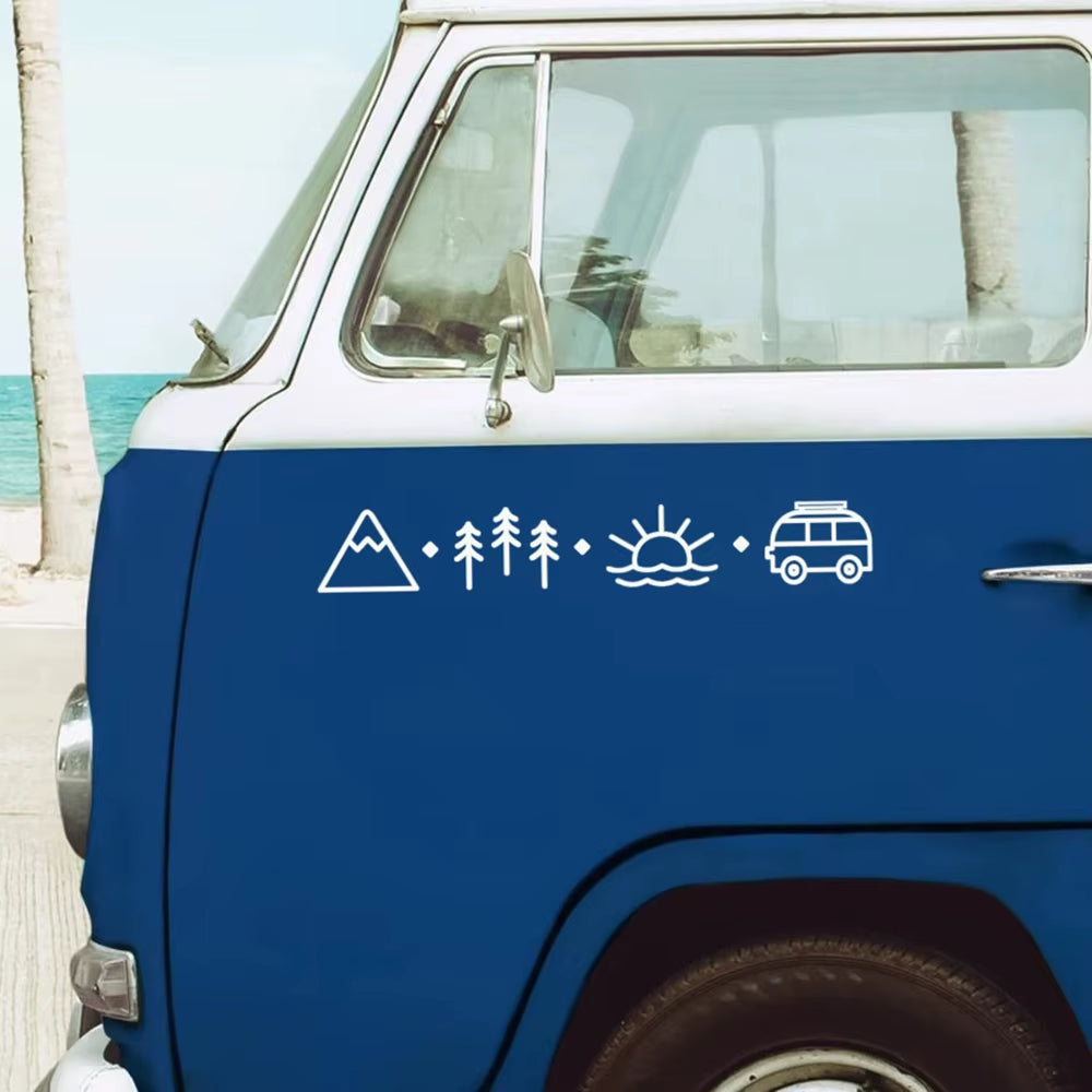 Pegatina diseño natural, impermeable