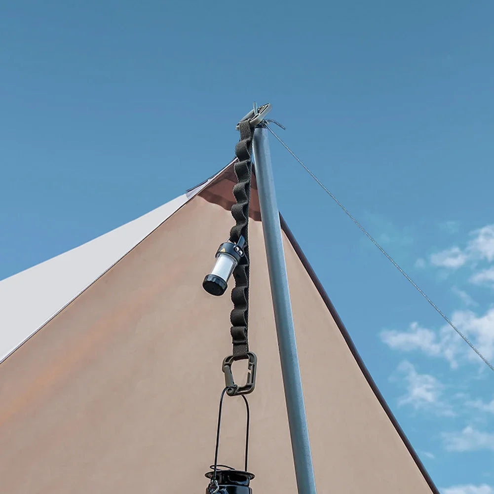 Correa de almacenamiento para suministros, cuerda colgante para acampar