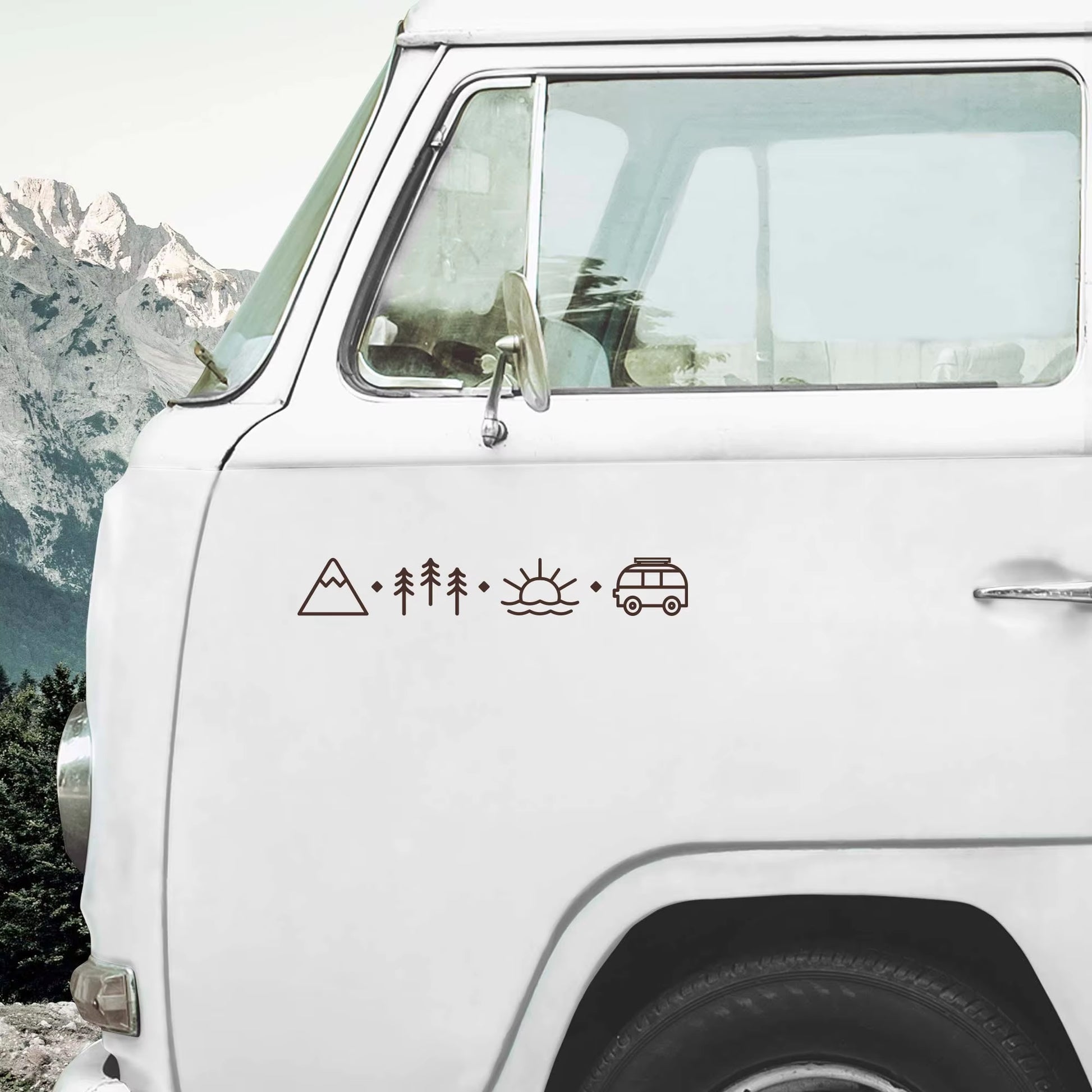 Pegatina diseño natural, impermeable