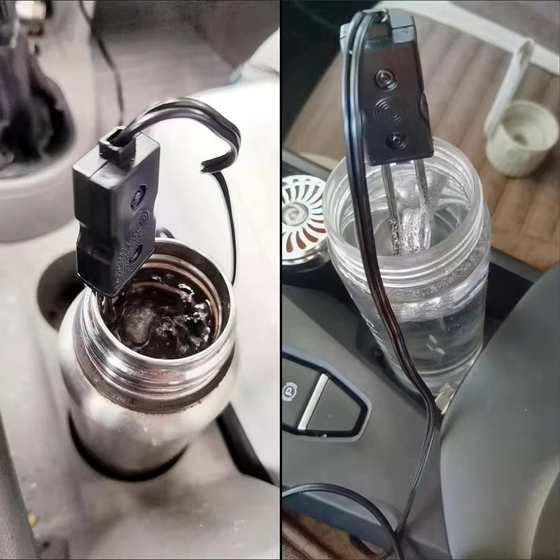 Mini calentador de agua portátil para coche, 12 V/24 V